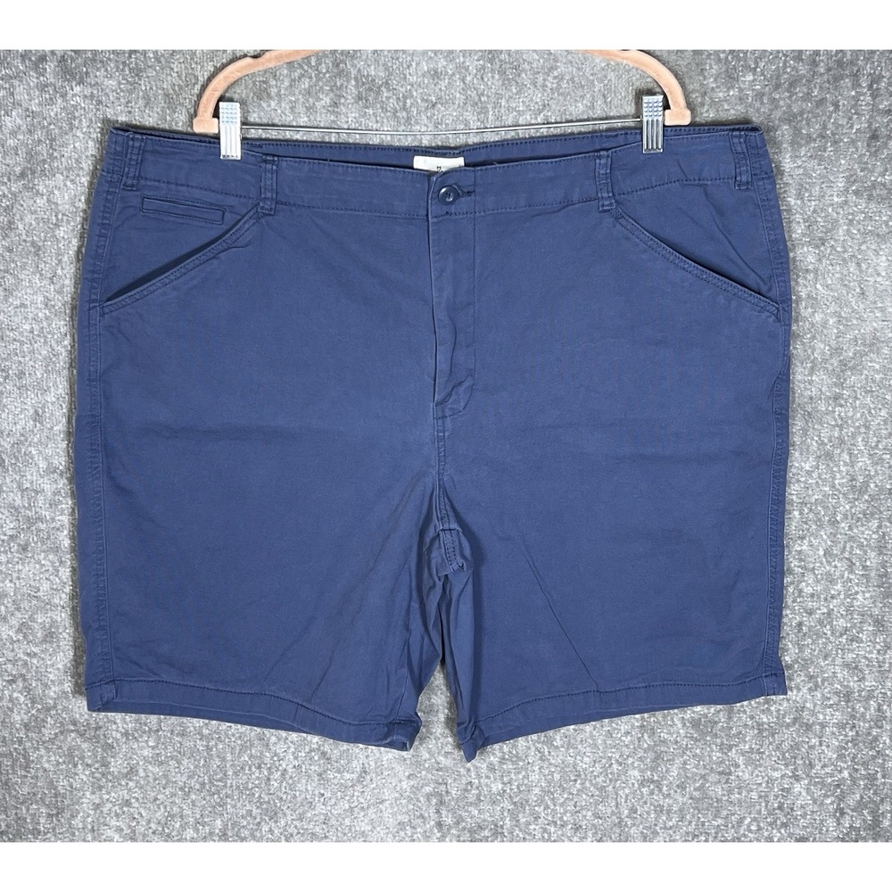 Mutual Weave‎ Chino Shorts Mens Size 48 Blue Stretch 5 Pocket Casual Preppy